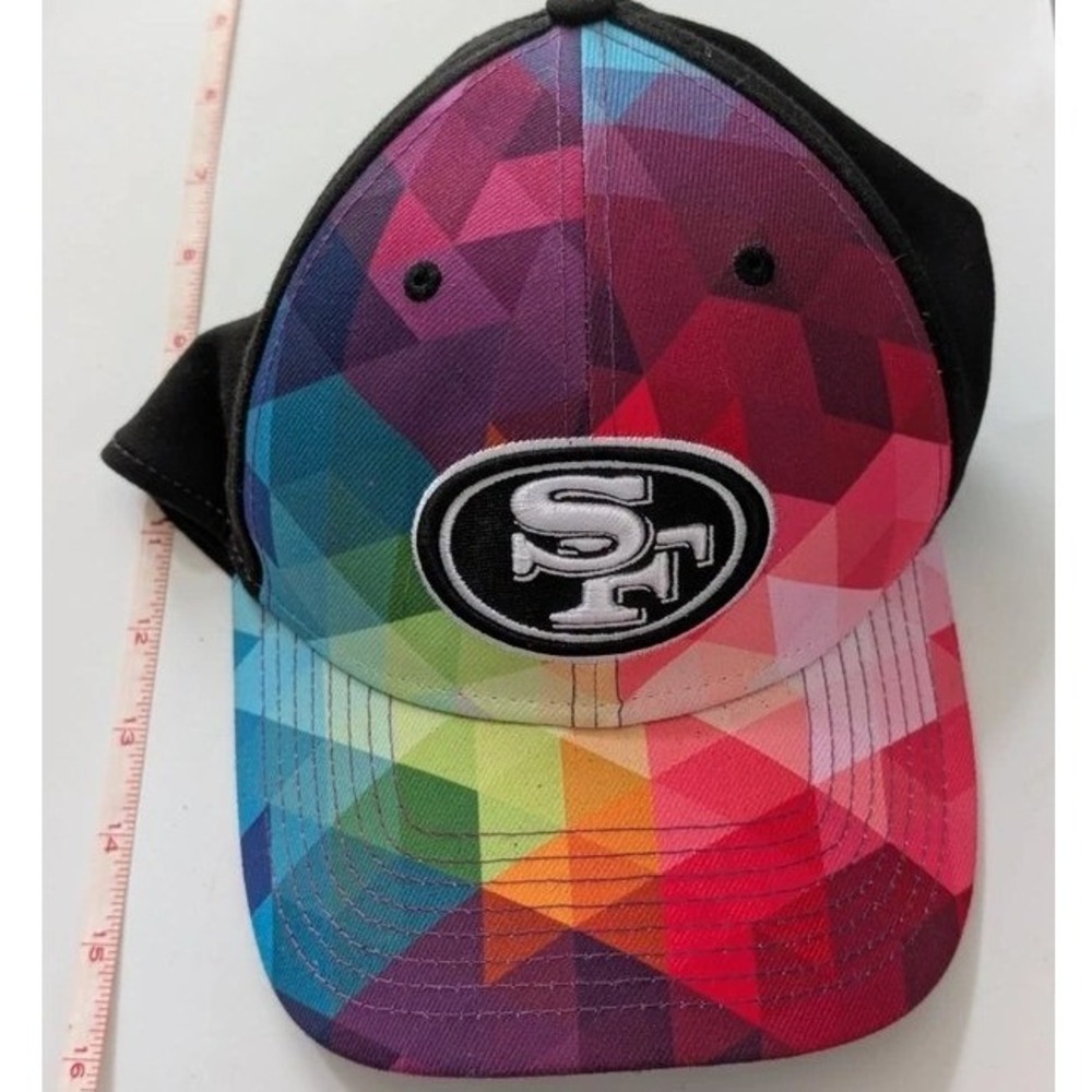 New Era 39THIRTY San Francisco 49ers Crucial Catch Hat M/L Multi Color Geometric